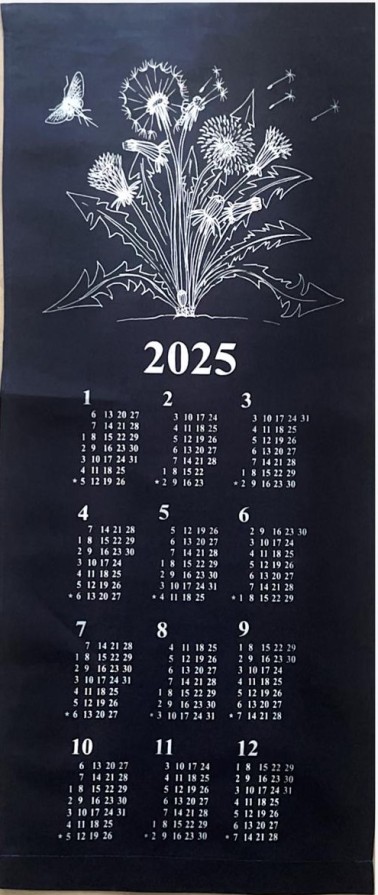 Modrotiskový kalendář 2025 - Vyprodáno